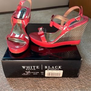 White House Black Market Wedge sandals